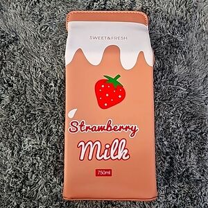 Pink Strawberry Milk Cross Body Bag